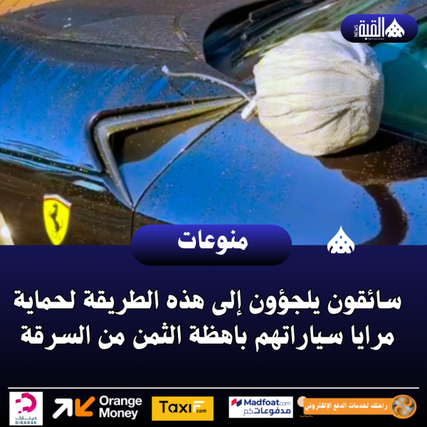 سائقون يلجؤون إلى هذه الطريقة لحماية مرايا سياراتهم باهظة الثمن من السرقة