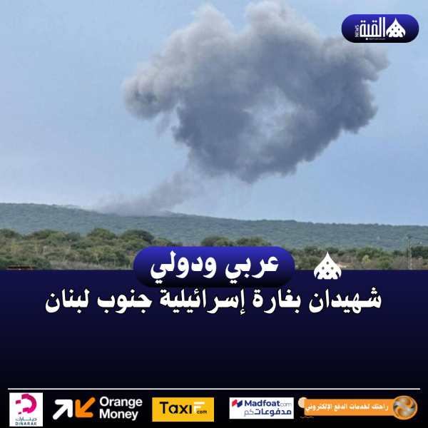 شهيدان بغارة إسرائيلية جنوب لبنان