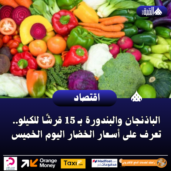 الباذنجان والبندورة بـ 15 قرشًا للكيلو.. تعرف على أسعار الخضار اليوم الخميس