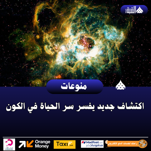 اكتشاف جديد يفسر سر الحياة في الكون