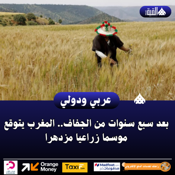بعد سبع سنوات من الجفاف.. المغرب يتوقع موسما زراعيا مزدهرا