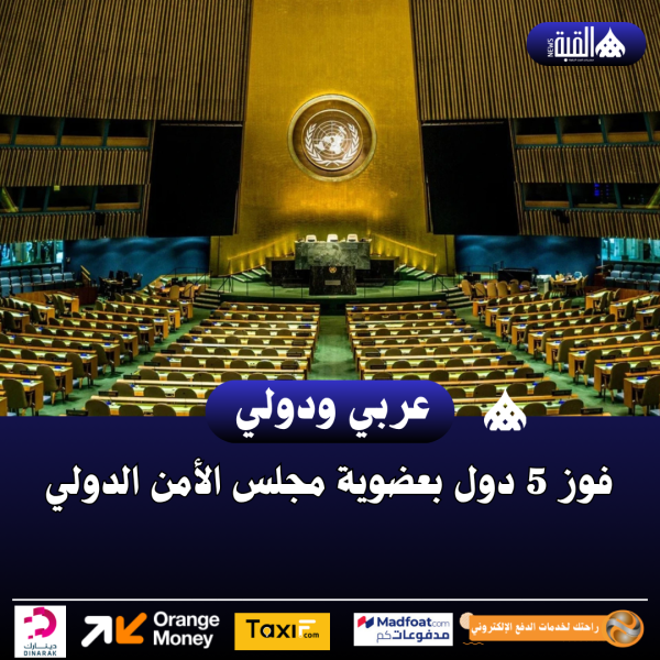 فوز 5 دول بعضوية مجلس الأمن الدولي