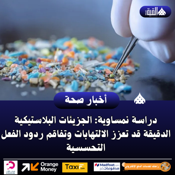 دراسة نمساوية: الجزيئات البلاستيكية الدقيقة قد تعزز الالتهابات وتفاقم ردود الفعل التحسسية