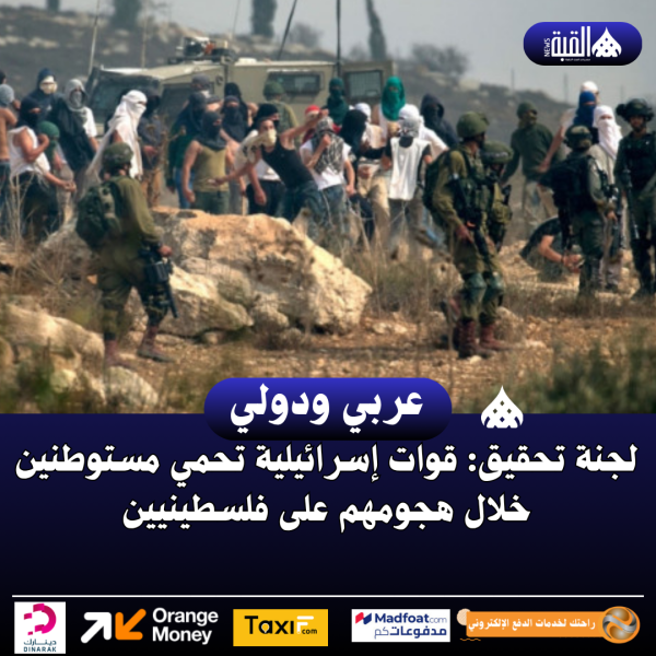 لجنة تحقيق: قوات إسرائيلية تحمي مستوطنين خلال هجومهم على فلسطينيين