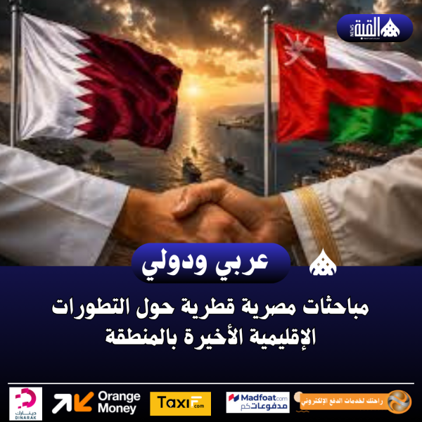 مباحثات مصرية قطرية حول التطورات الإقليمية الأخيرة بالمنطقة