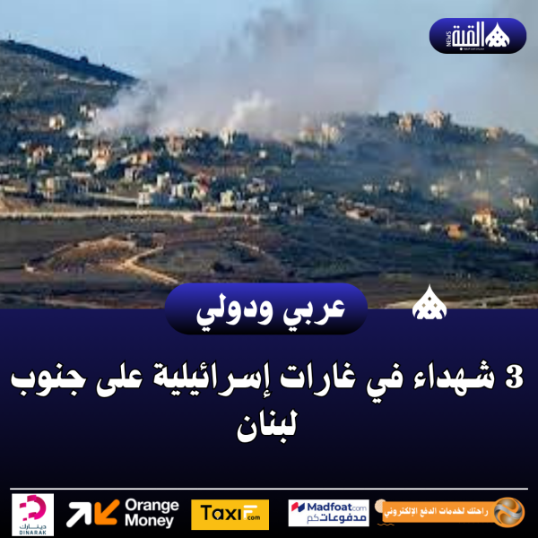 3 شهداء في غارات إسرائيلية على جنوب لبنان