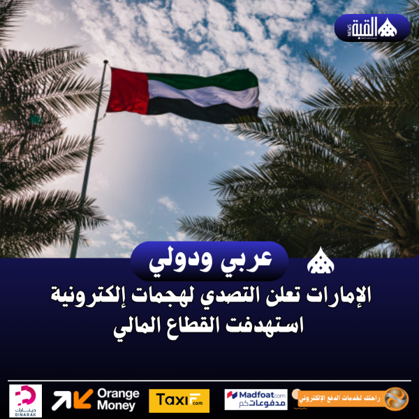 الإمارات تعلن التصدي لهجمات إلكترونية استهدفت القطاع المالي
