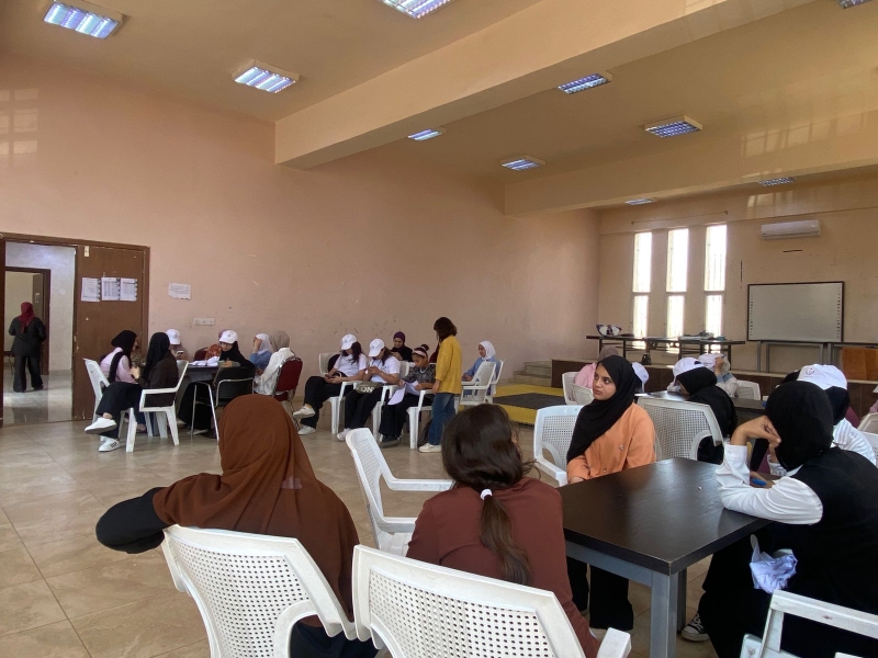 انطلاق فعاليات معسكر التطوع الأخضر في مركز شباب وشابات الصريح المدمج.