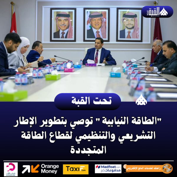 الطاقة النيابية توصي بتطوير الإطار التشريعي والتنظيمي لقطاع الطاقة المتجددة