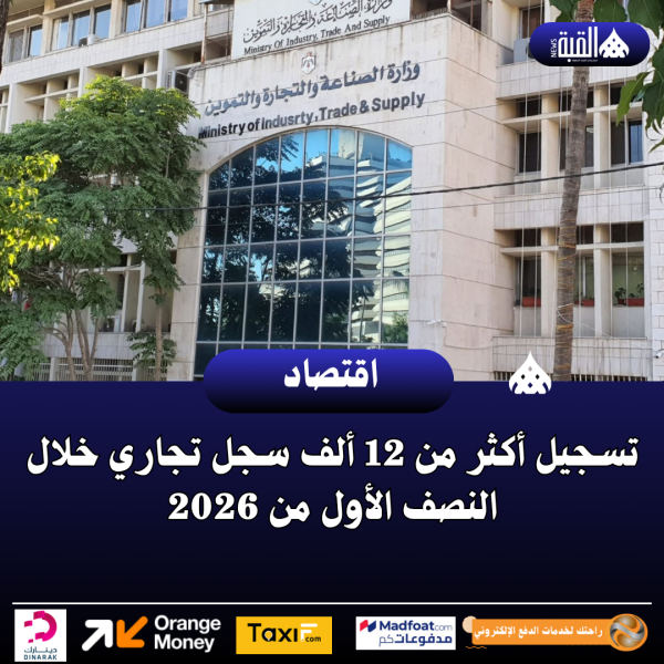تسجيل أكثر من 12 ألف سجل تجاري خلال النصف الأول من 2026