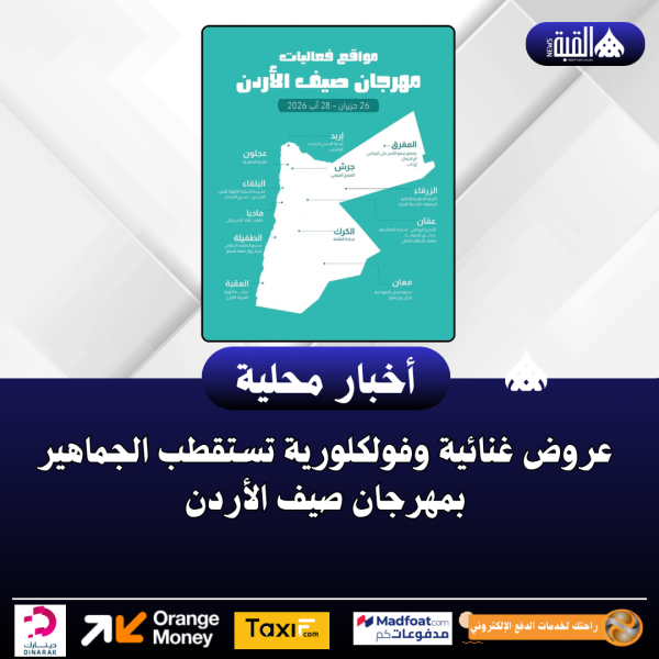 عروض غنائية وفولكلورية تستقطب الجماهير بمهرجان صيف الأردن