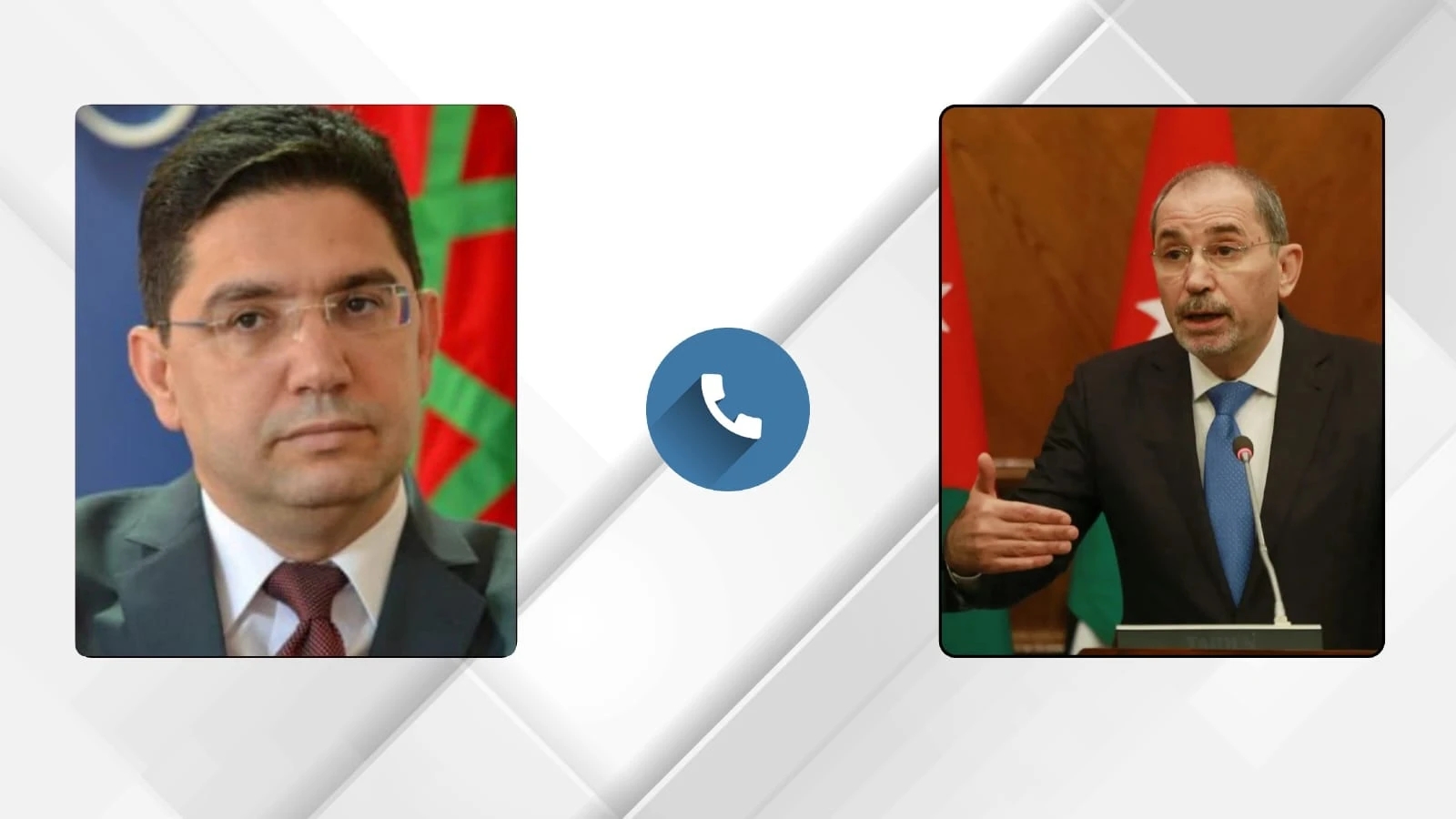 وزير الخارجية يتلقى اتصالاً هاتفياً من نظيره المغربي