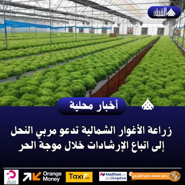زراعة الأغوار الشمالية تدعو مربي النحل إلى اتباع الإرشادات خلال موجة الحر