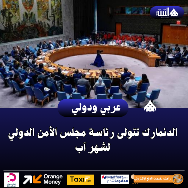الدنمارك تتولى رئاسة مجلس الأمن الدولي لشهر آب