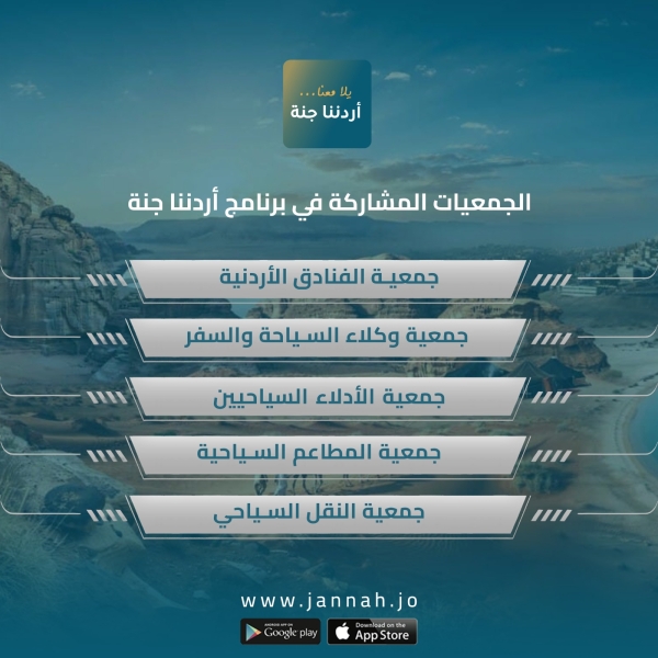 أردننا جنة يعزز الإقبال على السياحة الداخلية بـ158 ألف مشارك