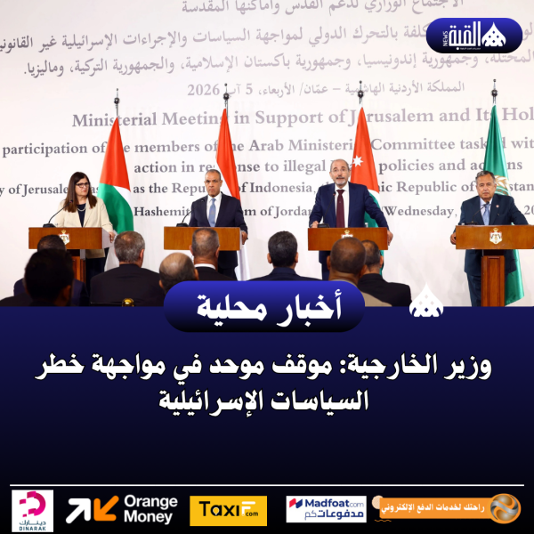 وزير الخارجية: موقف موحد في مواجهة خطر السياسات الإسرائيلية