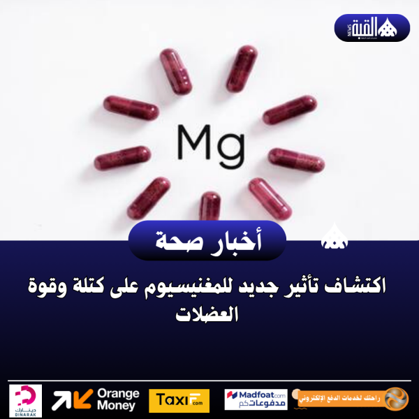 اكتشاف تأثير جديد للمغنيسيوم على كتلة وقوة العضلات