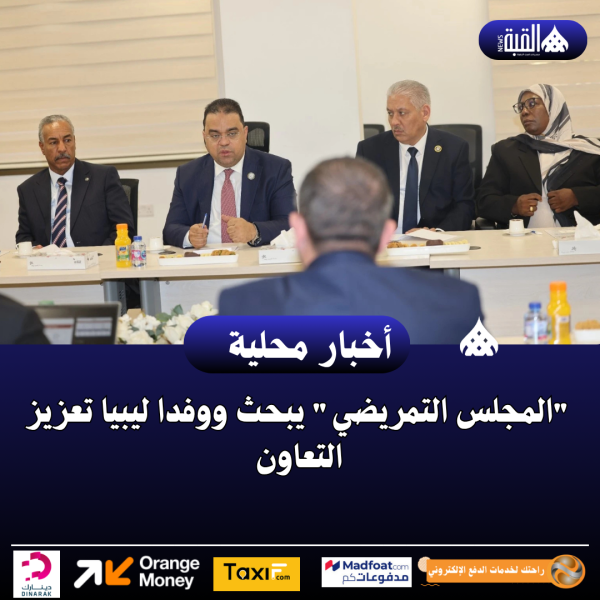 المجلس التمريضي يبحث ووفدا ليبيا تعزيز التعاون