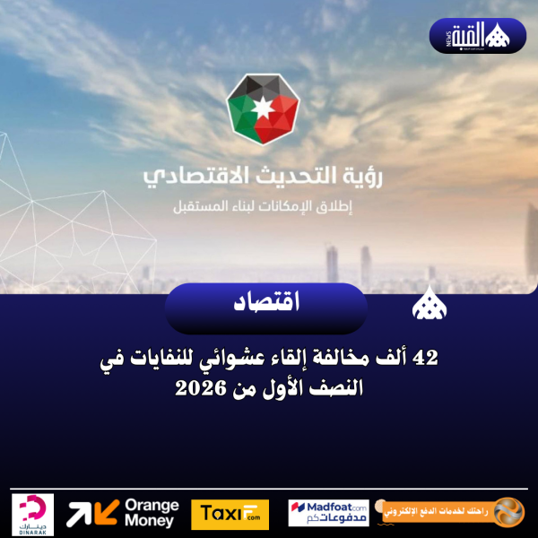 42 ألف مخالفة إلقاء عشوائي للنفايات في النصف الأول من 2026
