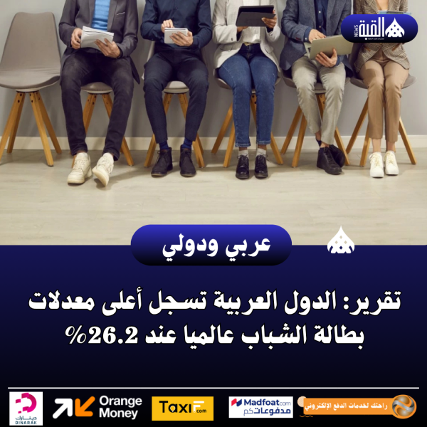 تقرير: الدول العربية تسجل أعلى معدلات بطالة الشباب عالميا عند 26.2