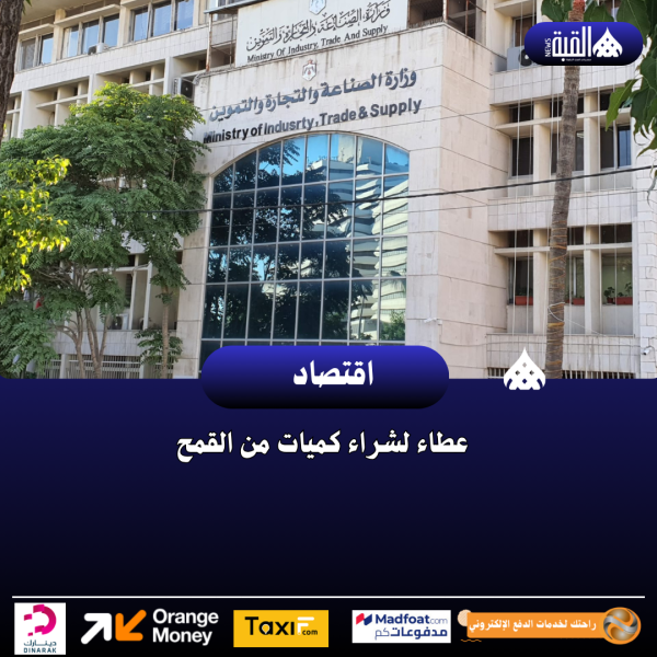 عطاء لشراء كميات من القمح