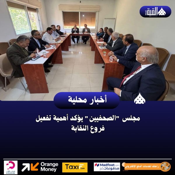 مجلس الصحفيين يؤكد أهمية تفعيل فروع النقابة