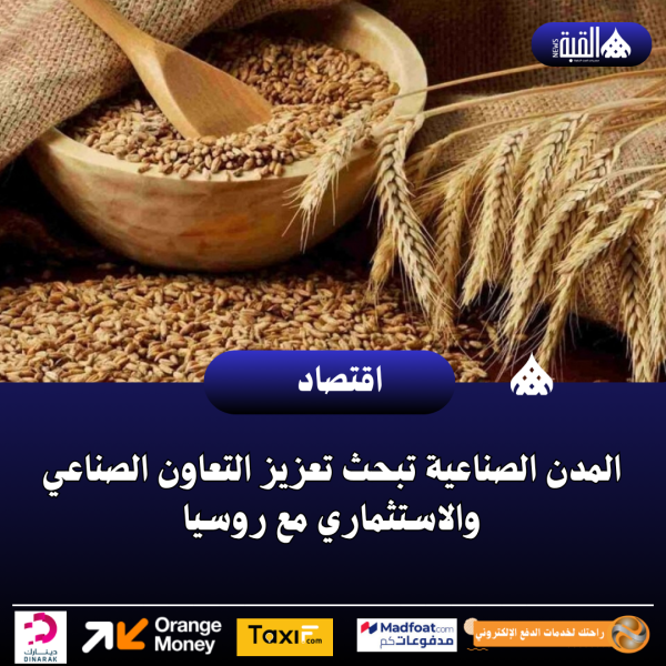 المدن الصناعية تبحث تعزيز التعاون الصناعي والاستثماري مع روسيا