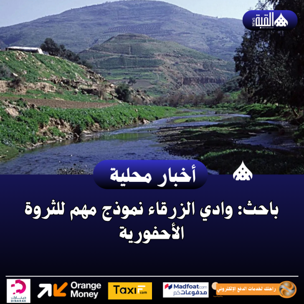 باحث: وادي الزرقاء نموذج مهم للثروة الأحفورية