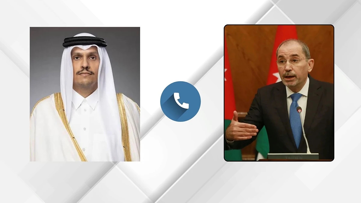 وزير الخارجية ونظيره القطري يؤكدان أهمية دعم جهود إنهاء التصعيد الإقليمي