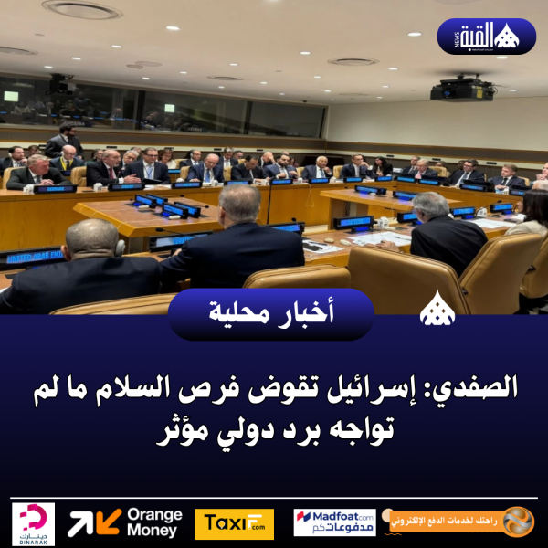الصفدي: إسرائيل تقوض فرص السلام ما لم تواجه برد دولي مؤثر