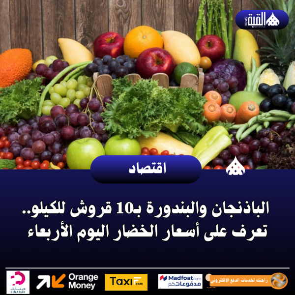الباذنجان والبندورة بـ10 قروش للكيلو.. تعرف على أسعار الخضار اليوم الأربعاء