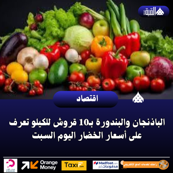 الباذنجان والبندورة بـ10 قروش للكيلو تعرف على أسعار الخضار اليوم السبت