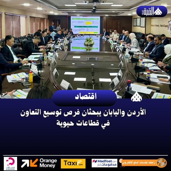 الأردن واليابان يبحثان فرص توسيع التعاون في قطاعات حيوية
